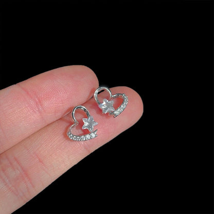 Stellar Heart Earrings