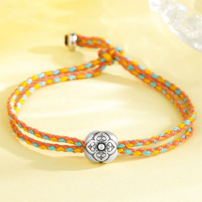 Sterling Silver Multicolored Luck Bracelet | Spiritual Protection
