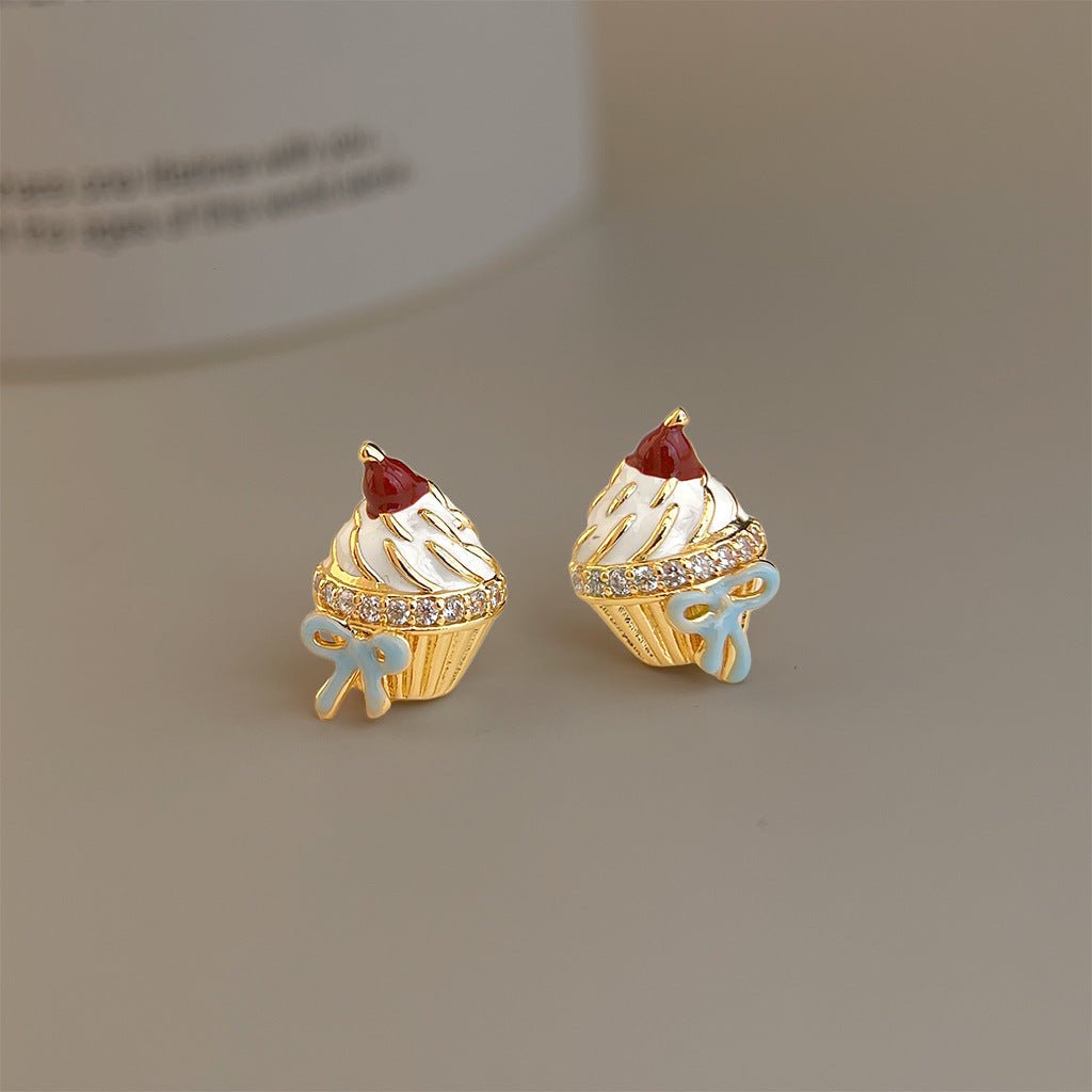 Strawberry Cupcake Earrings