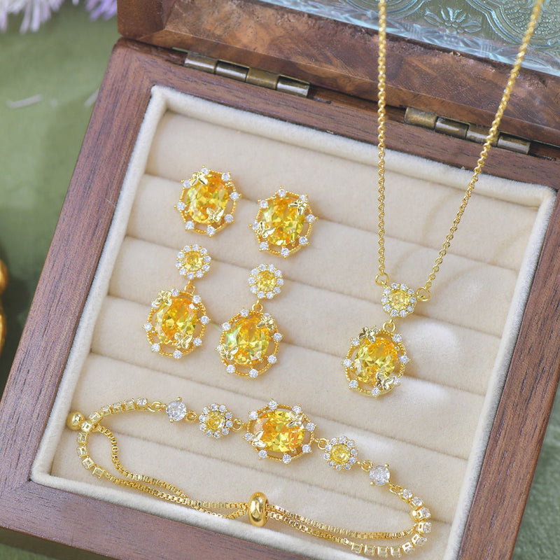 Sunshine Butterfly Stud Earrings