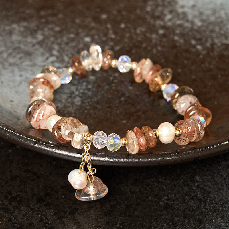 Super Seven Crystal Spiritual Healing Bracelet for 13-16cm