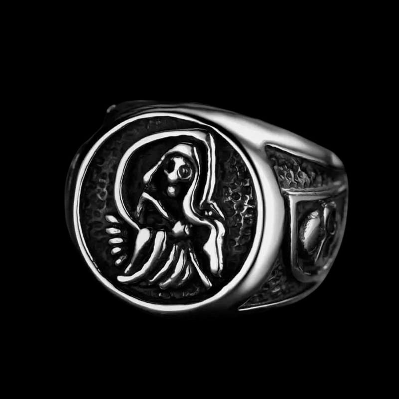 Thanatos Collector of the Dead Skull Ring