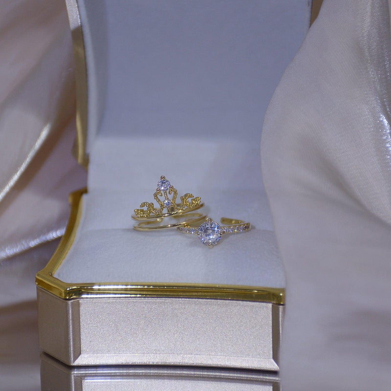 [sample ] Tiara Ring Set