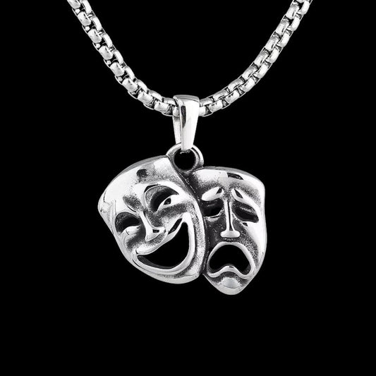 Two Face Mask Pendant