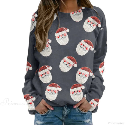 Ugly Santa Claus Christmas Sweater - Long Sleeve