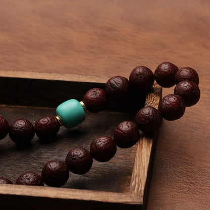 Bodhi Seed Tibetan Wrist Mala | Luck & Wealth Charm