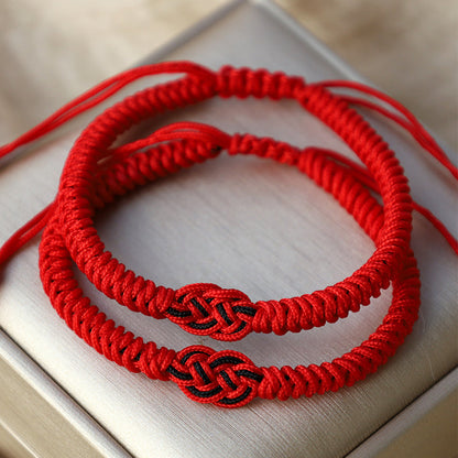 Tibetan Red String Protection Bracelet for Luck