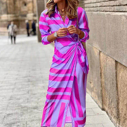 Via - Printed Maxi Dress
