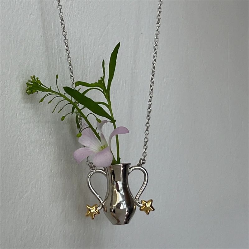 Vase of Stars Necklace