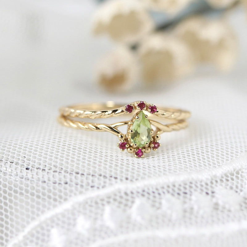 Verdant Reverie Ring Set