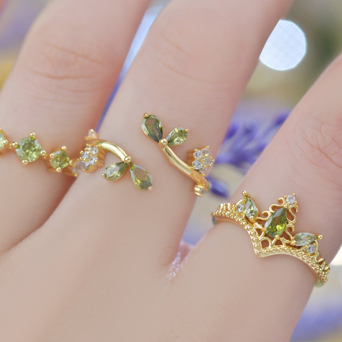 Verdant Crown Ring