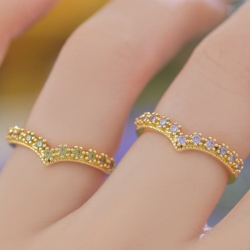 Verde Claudine Ring