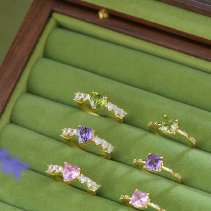 Verde Heart Ring