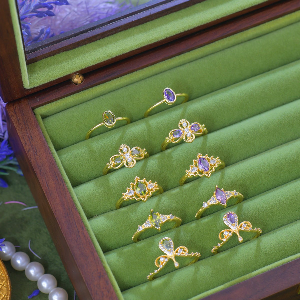 Verde Marquise Muse Ring