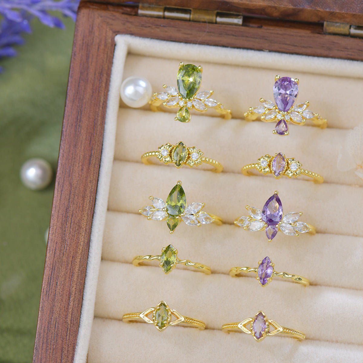 Verde Whisper Ring