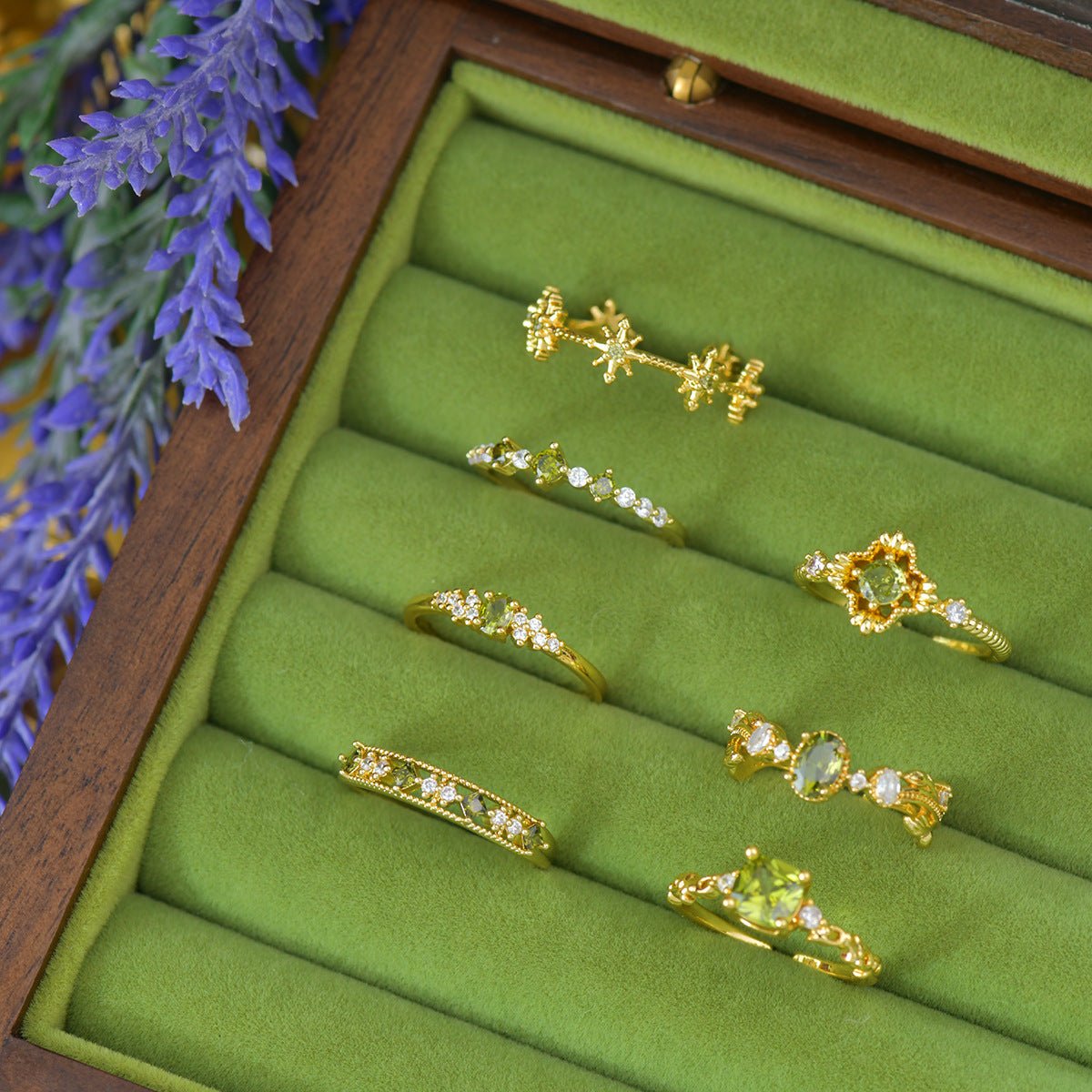 Verte Étoile Ring