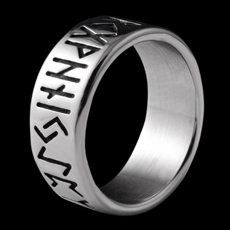 Viking Runes Eternity Ring