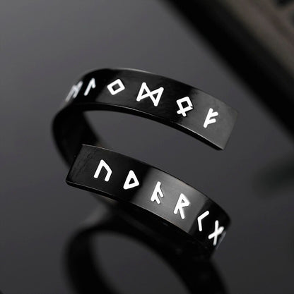 Viking Runes Wrap Ring