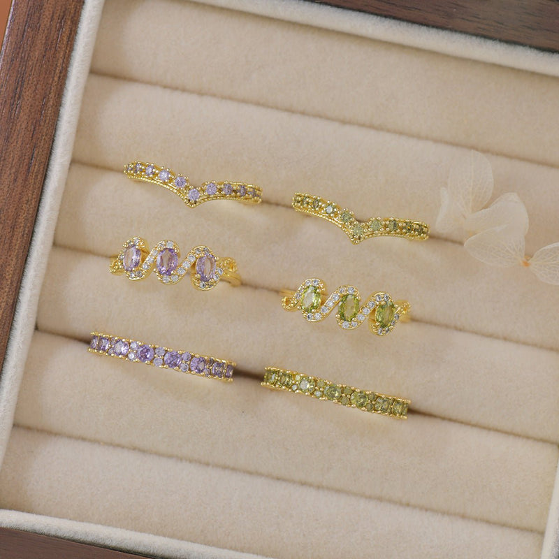 Violet Claudine Ring