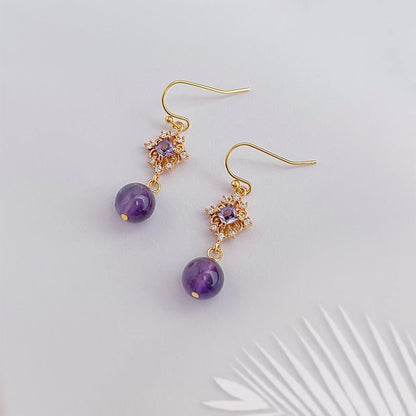 Violet Daphne Earrings