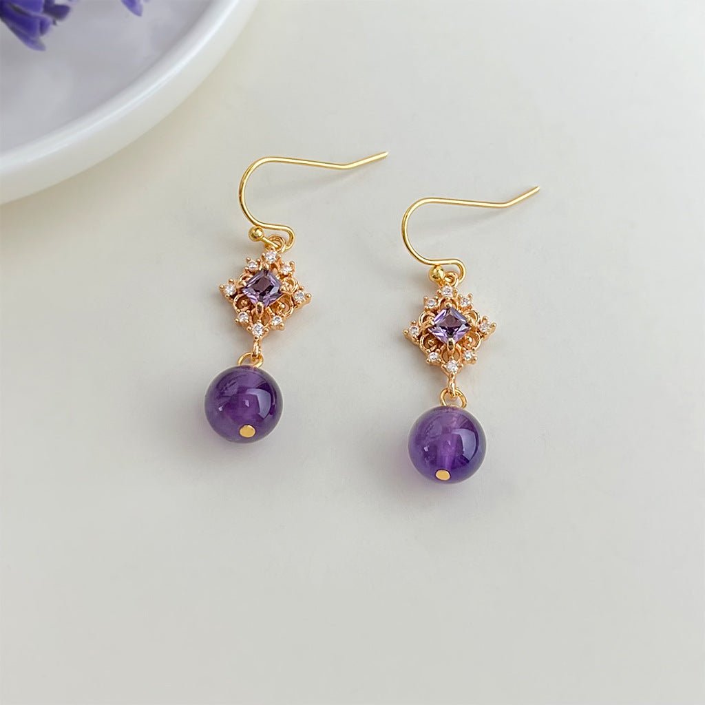 Violet Daphne Earrings