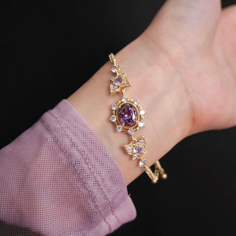 Violet Flutter Bracelet