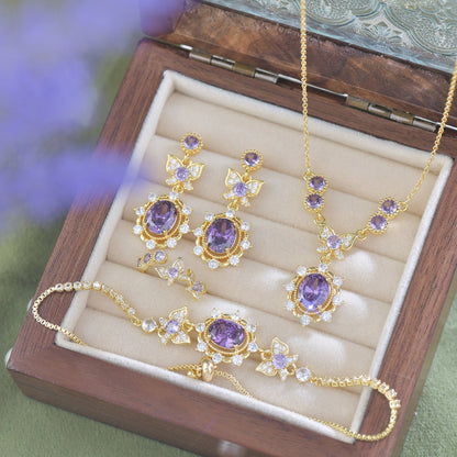 Violet Flutter Ring