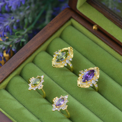 Violet Heirloom Ring