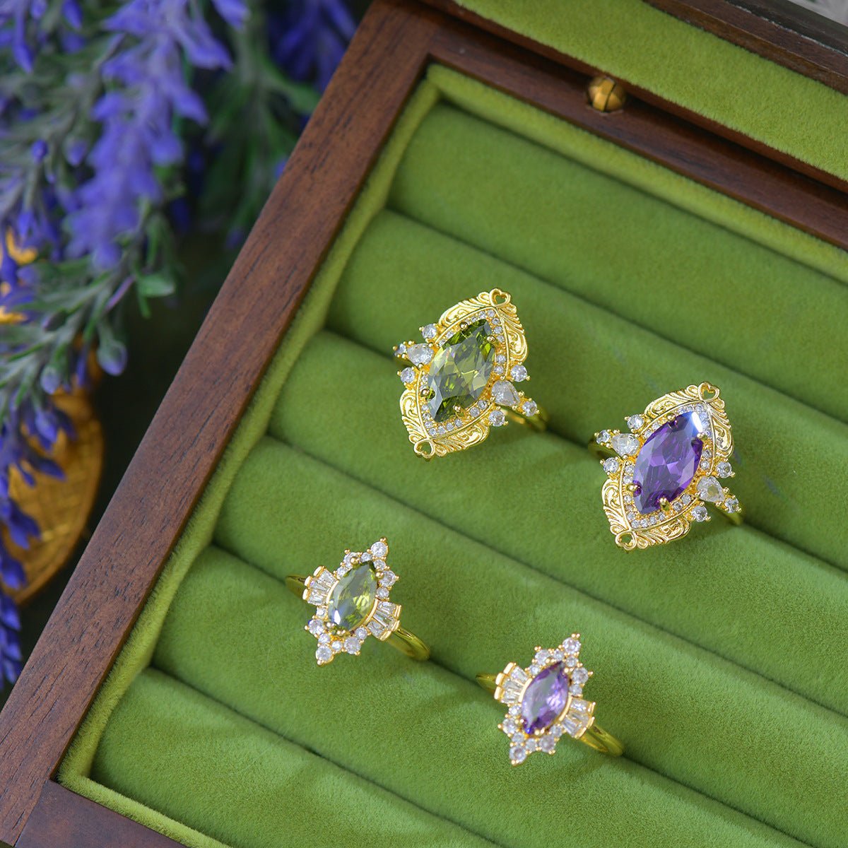 Violet Heirloom Ring
