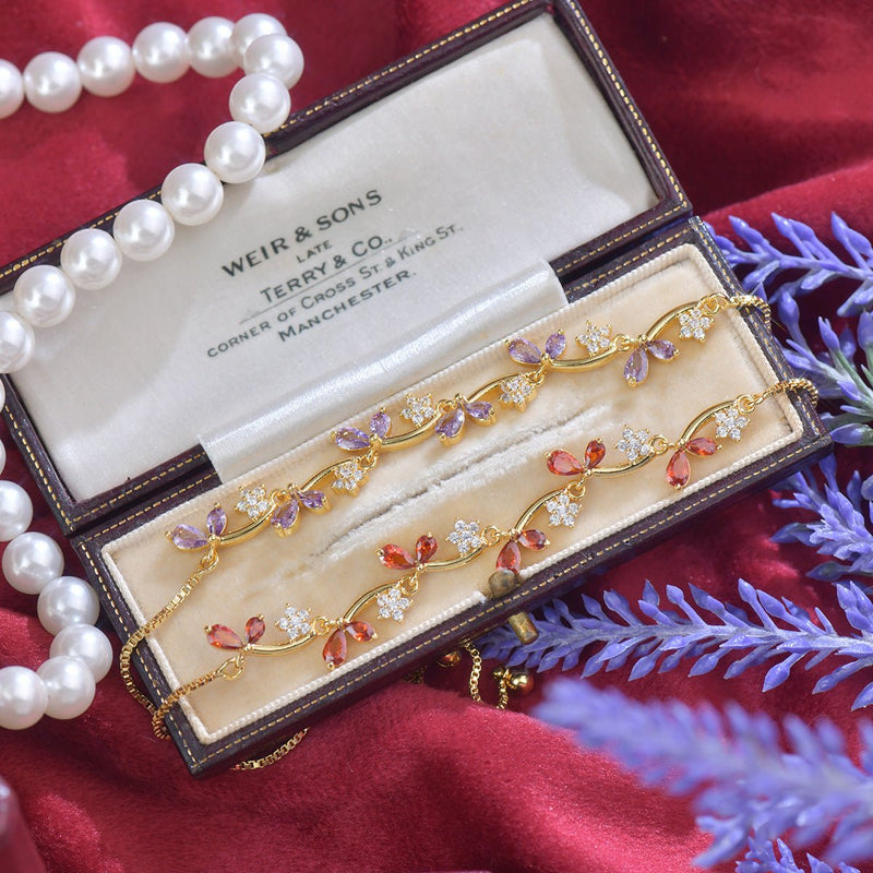 Violet Ivy Bracelet