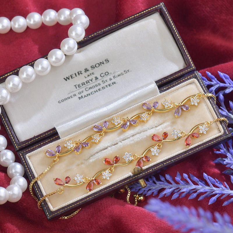 Violet Ivy Bracelet