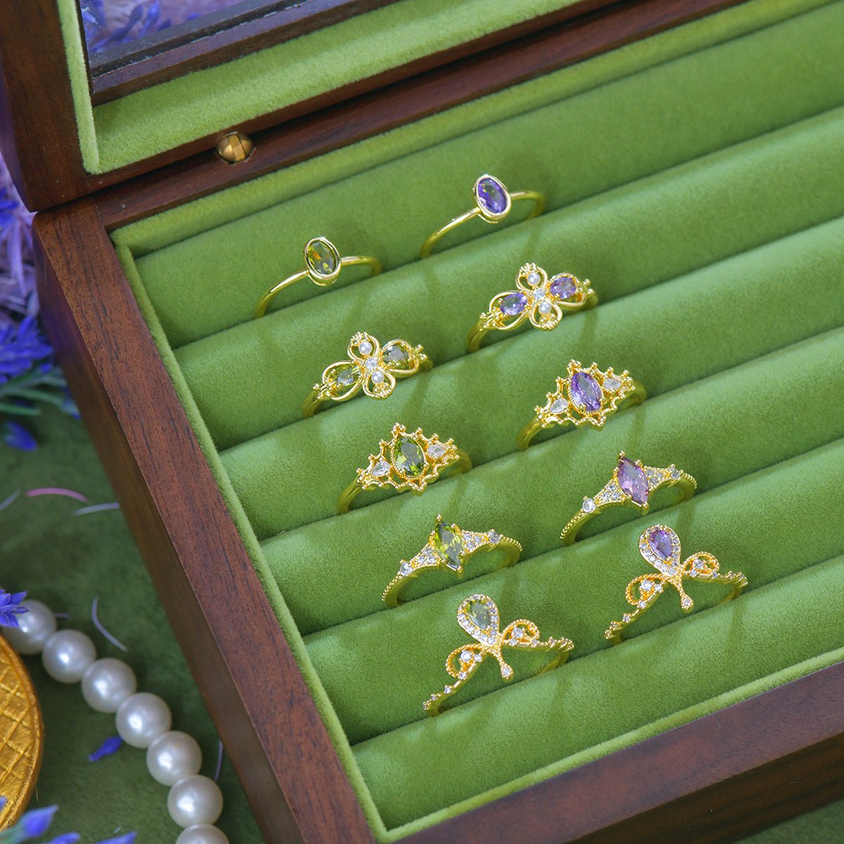 Violet Marquise Muse Ring