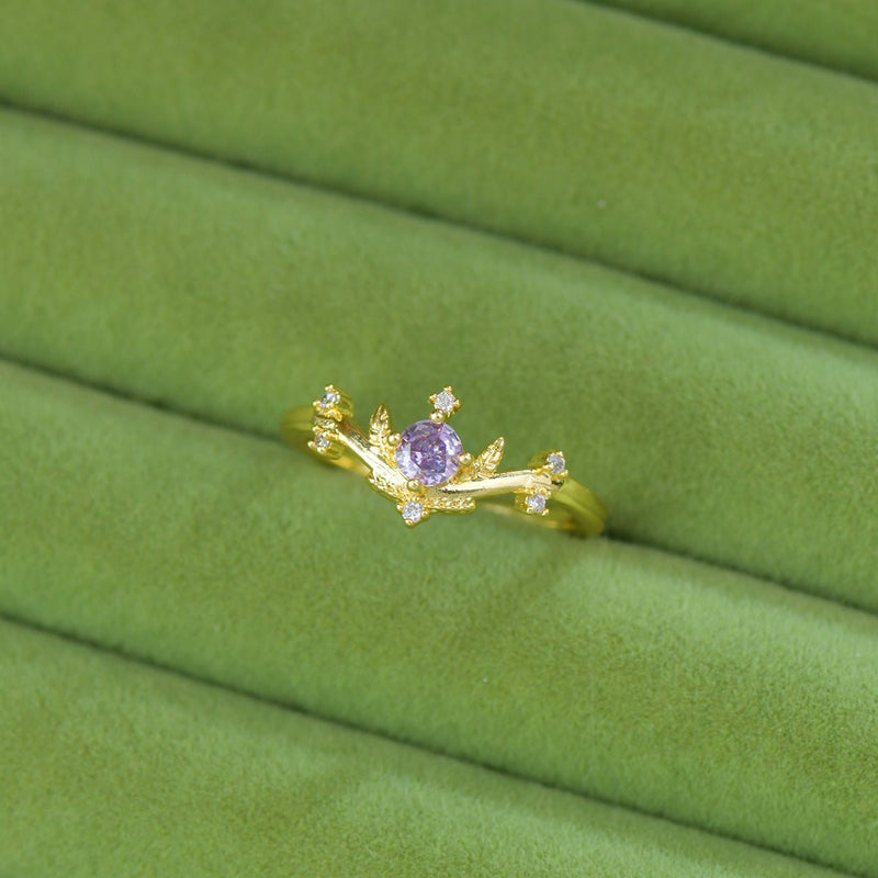 Violet Tiara Ring