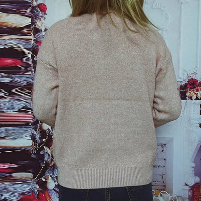 Warm Pullover All Match Soft Knitted Christmas Sweater