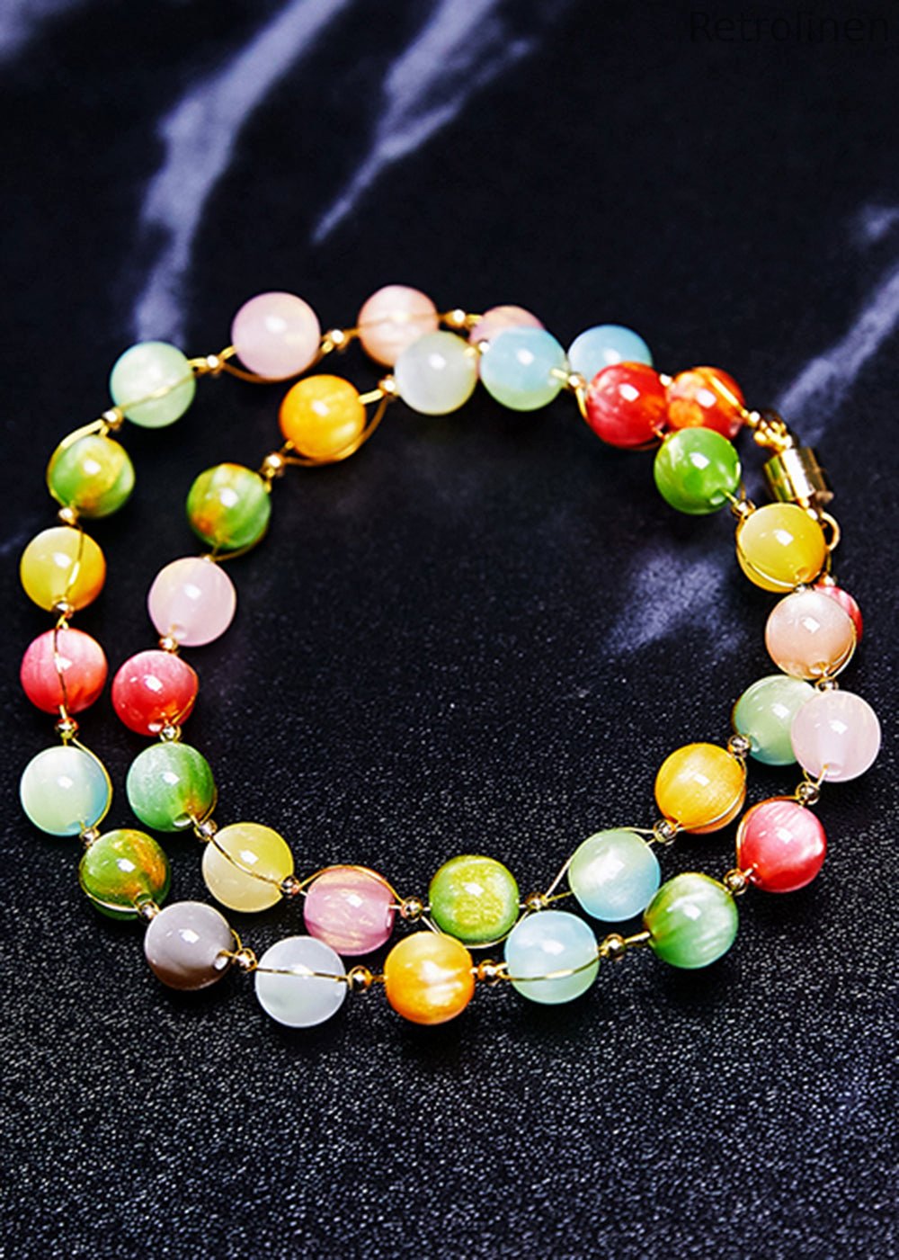 Rainbow Crystal Princess Necklace