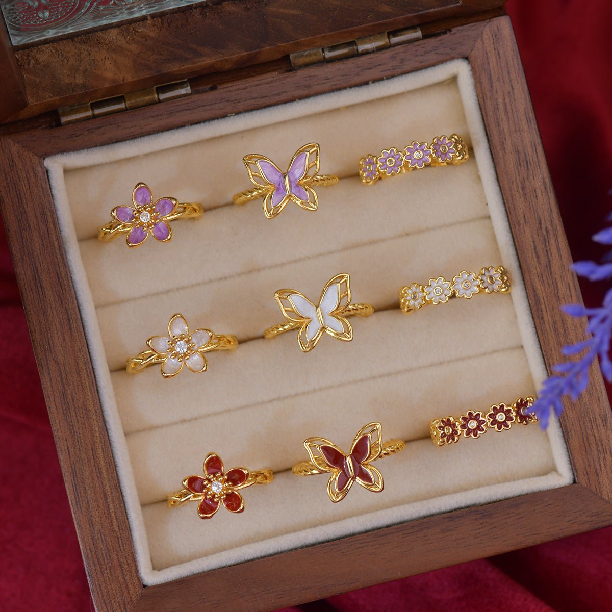 White Primrose Ring