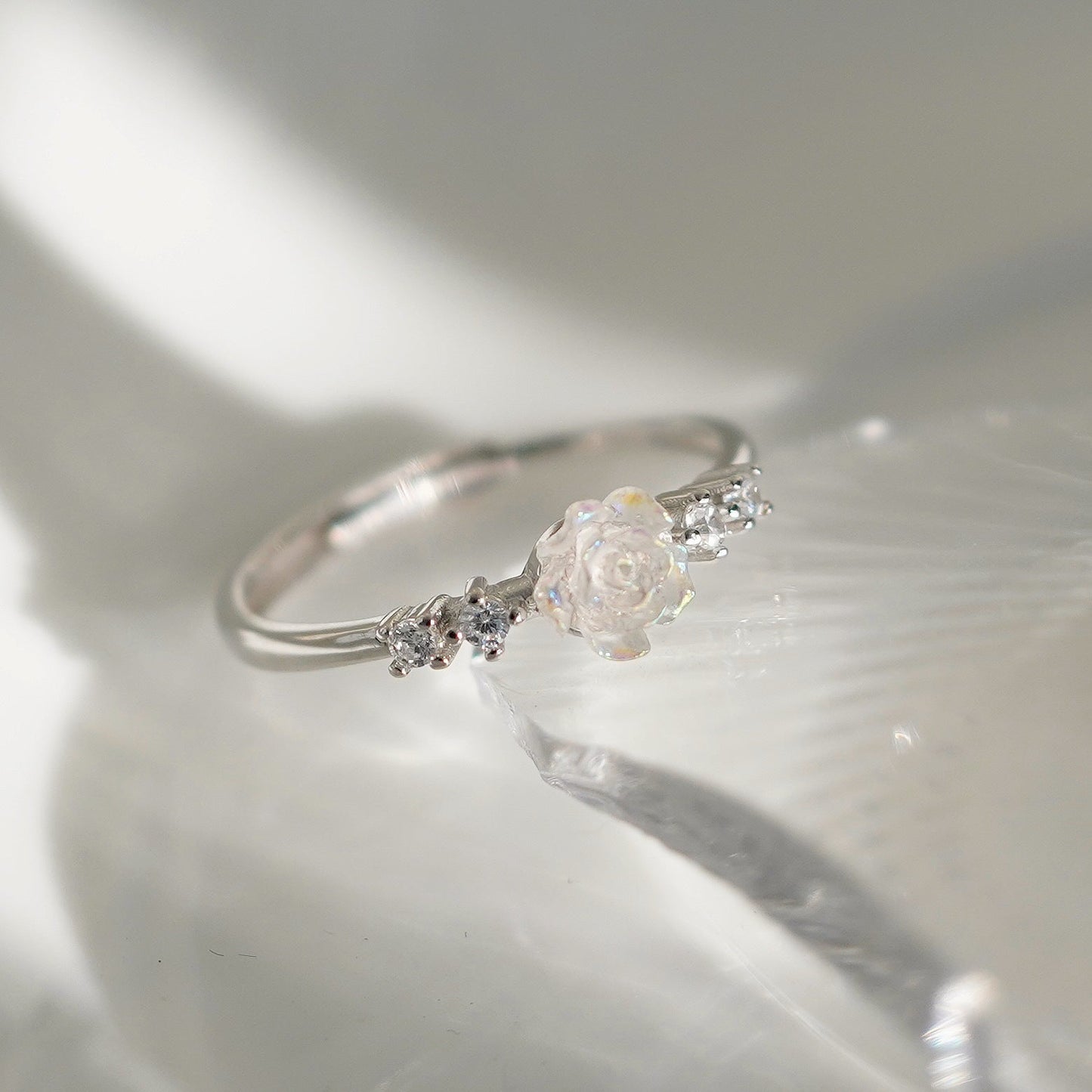 White Rose Ring