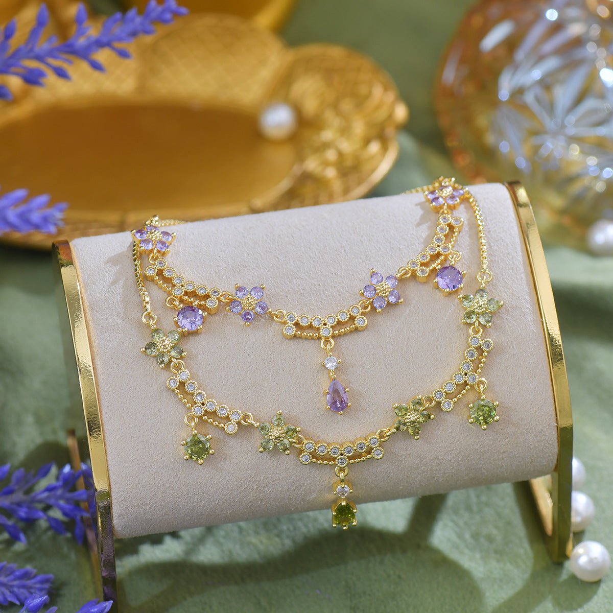 Wildflower Serenade Bracelet in Green