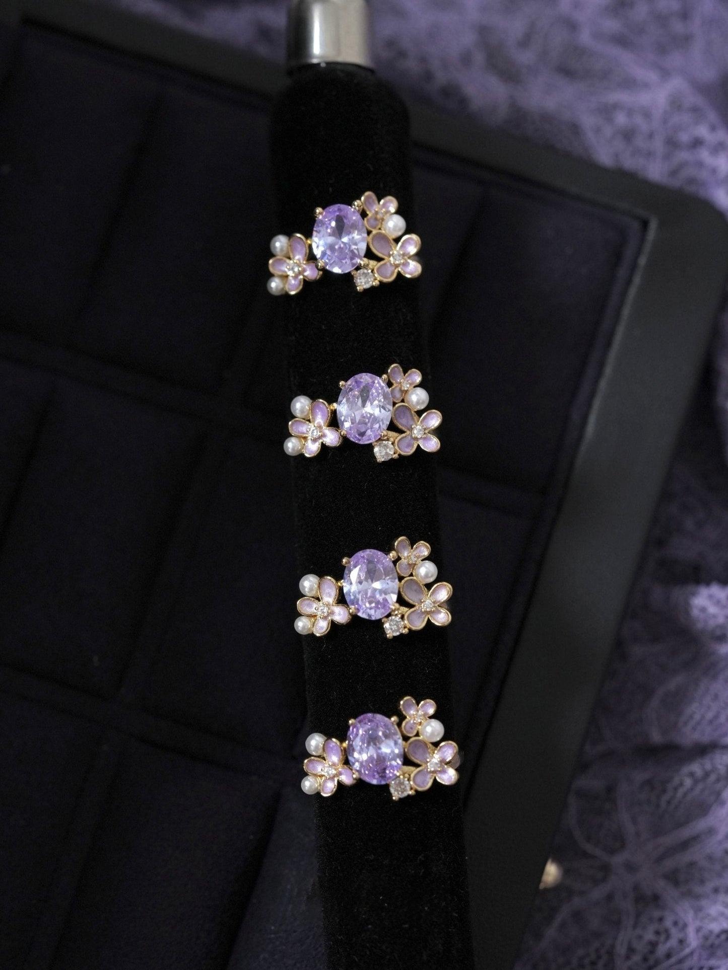 Wisteria Amethyst Ring
