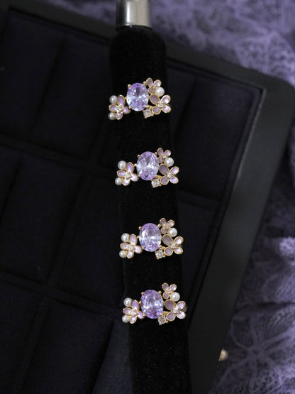 Wisteria Amethyst Ring