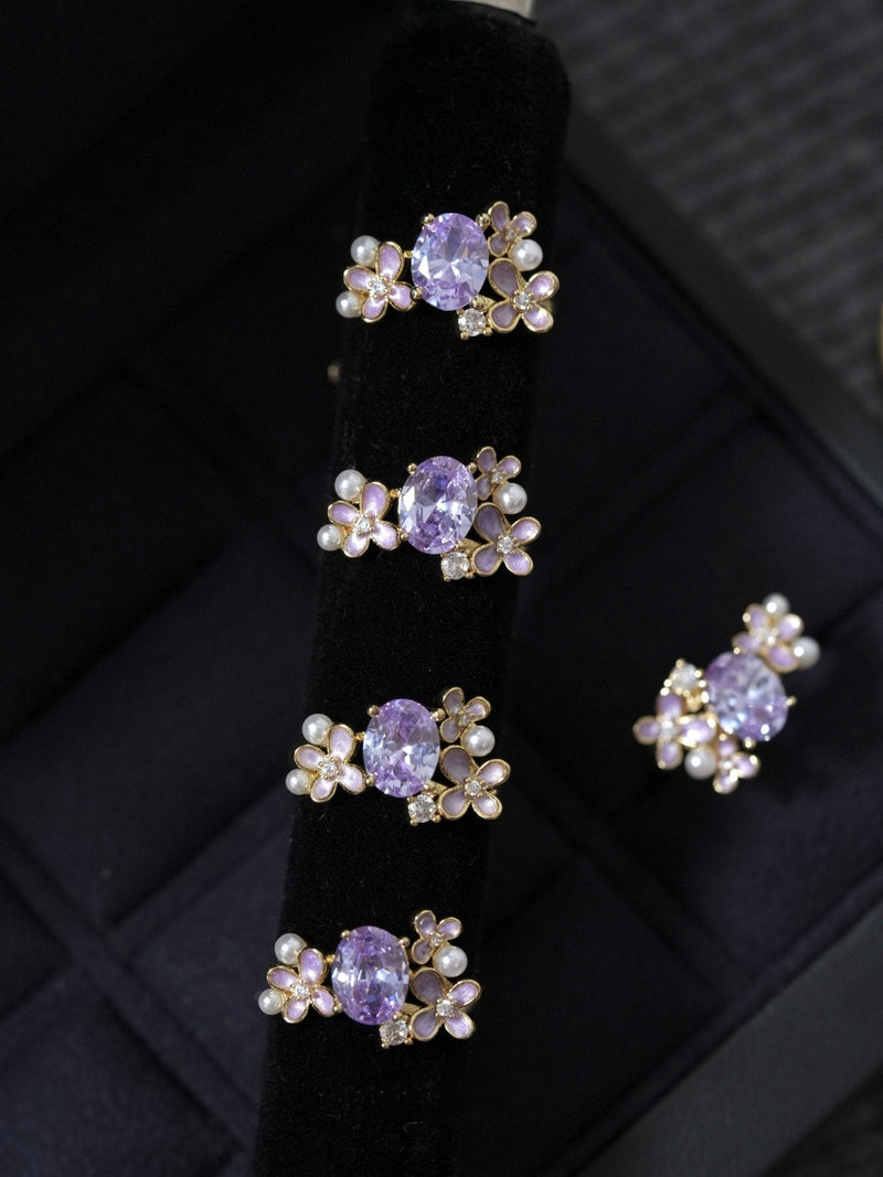 Wisteria Amethyst Ring