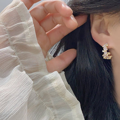 Wisteria Hoop Earrings