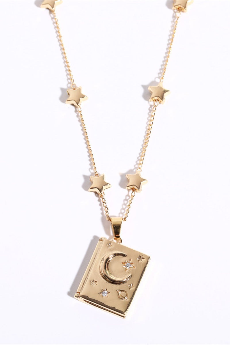 ?®you're My Soulmate?�� Openable Constellation Book Necklace