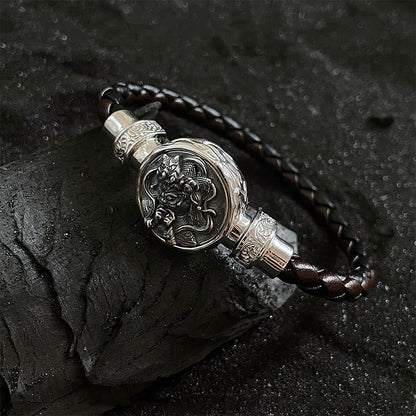 Zakiram Goddess of Wealth 925 Silver Protection Bracelet